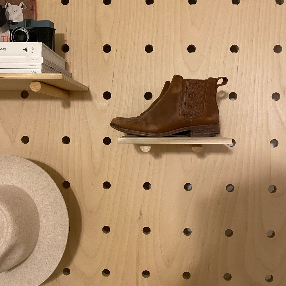 Madewell Brown Leather Ankle Boots